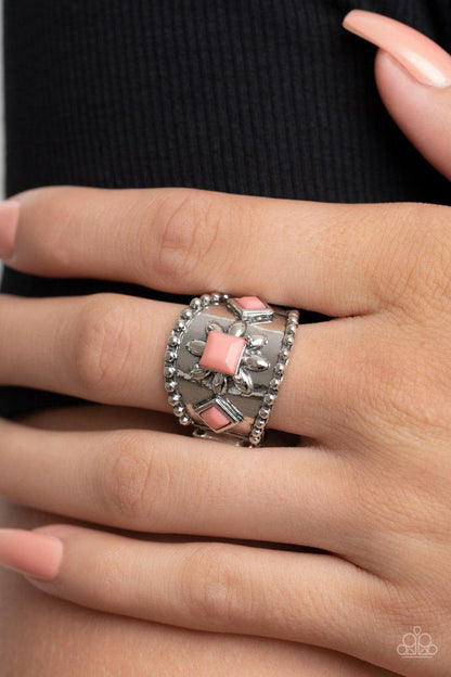 Paparazzi Accessories - Daisy Diviner - Pink Ring - Bling by JessieK