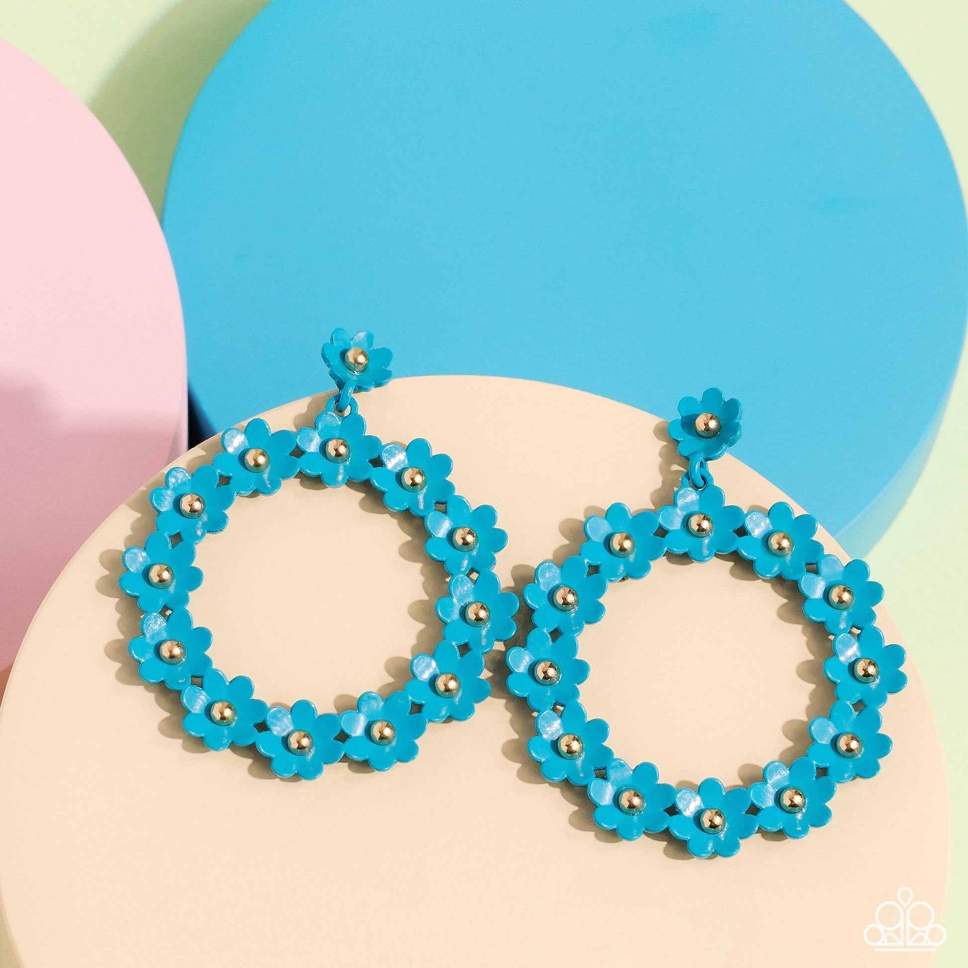 Paparazzi Accessories - Daisy Meadows - Blue Earrings - Bling by JessieK