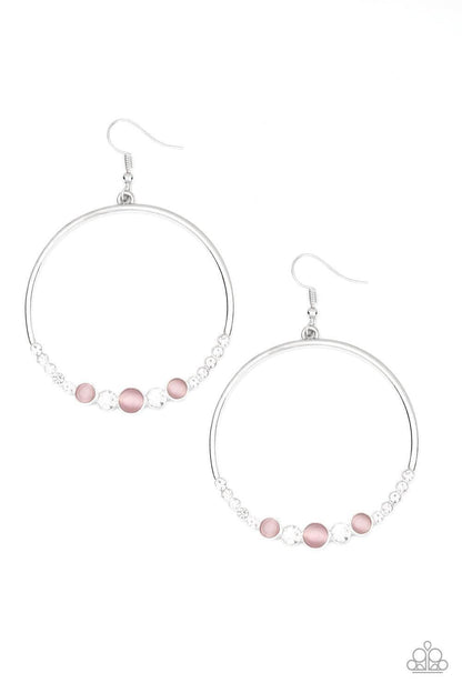 Paparazzi Accessories - Dancing Radiance - Pink Earrings - Bling by JessieK