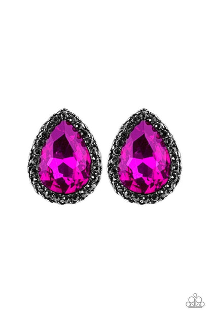 Paparazzi Accessories - Dare To Shine - Pink Earrings - Bling by JessieK