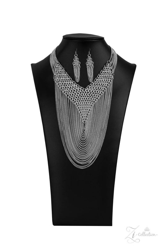 Paparazzi Accessories - Defiant - 2020 Zi Collection Necklace - Bling by JessieK