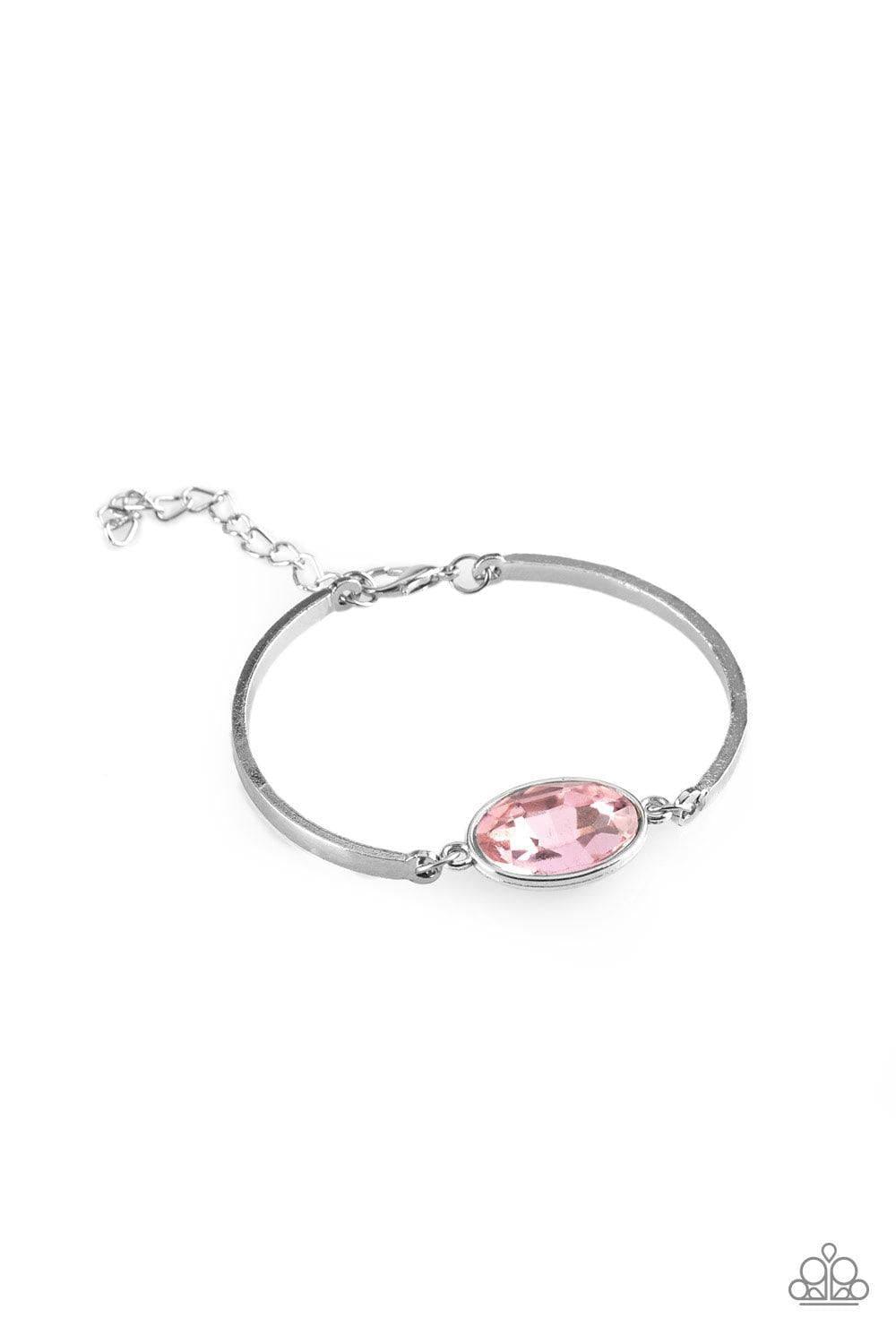Paparazzi Accessories - Definitely Dashing - Pink Bracelet - Bling by JessieK