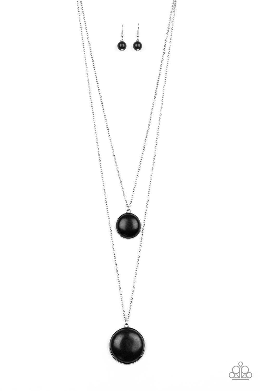 Paparazzi Accessories - Desert Medallions - Black Necklace - Bling by JessieK