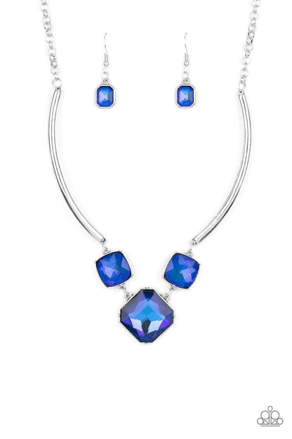 Paparazzi Accessories - Divine Iridescence - Blue Necklace - Bling by JessieK