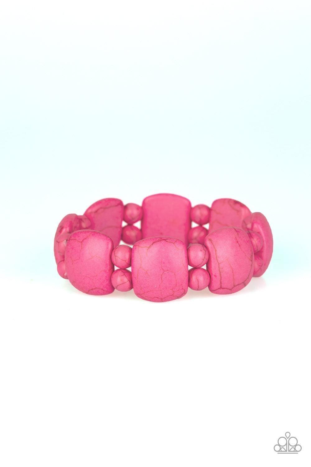 Paparazzi Accessories - Don't Be So Nomadic! - Pink Bracelet - Bling by JessieK