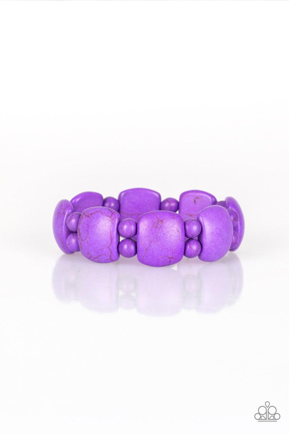 Paparazzi Accessories - Don't Be So Nomadic! - Purple Bracelet - Bling by JessieK