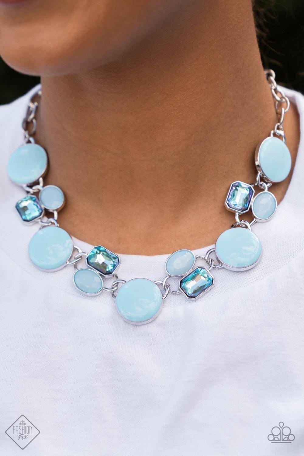 Paparazzi Jewelry Dreaming In Multicolor Blue Necklace Bling By Jessiek Bling by JessieK