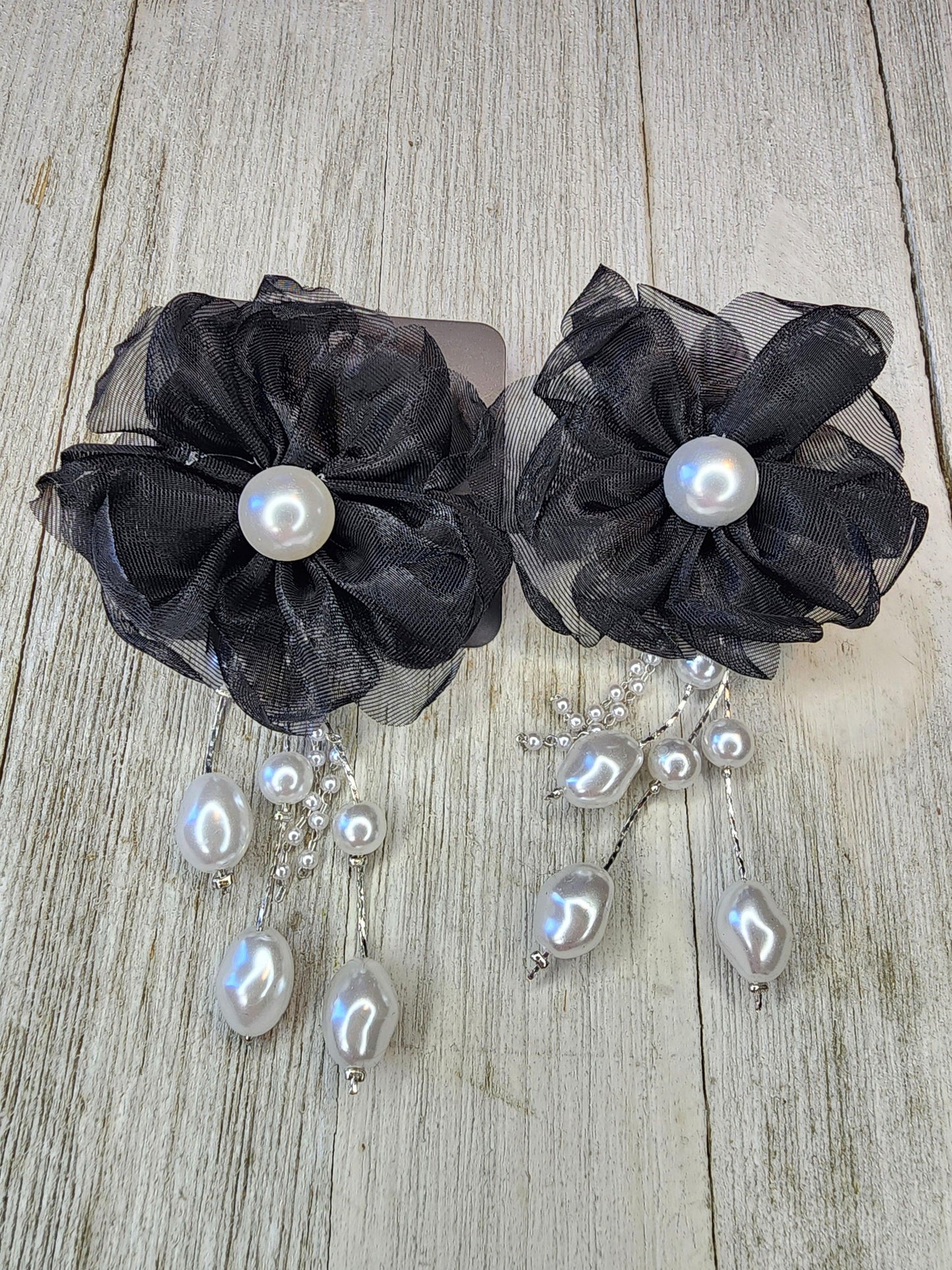 Paparazzi Accessories - Dripping In Decadence - Black Earrings - Bling by JessieK
