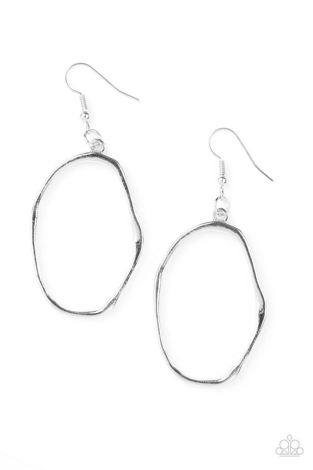Paparazzi Accessories - Eco Chic - Silver Earrings - Bling by JessieK