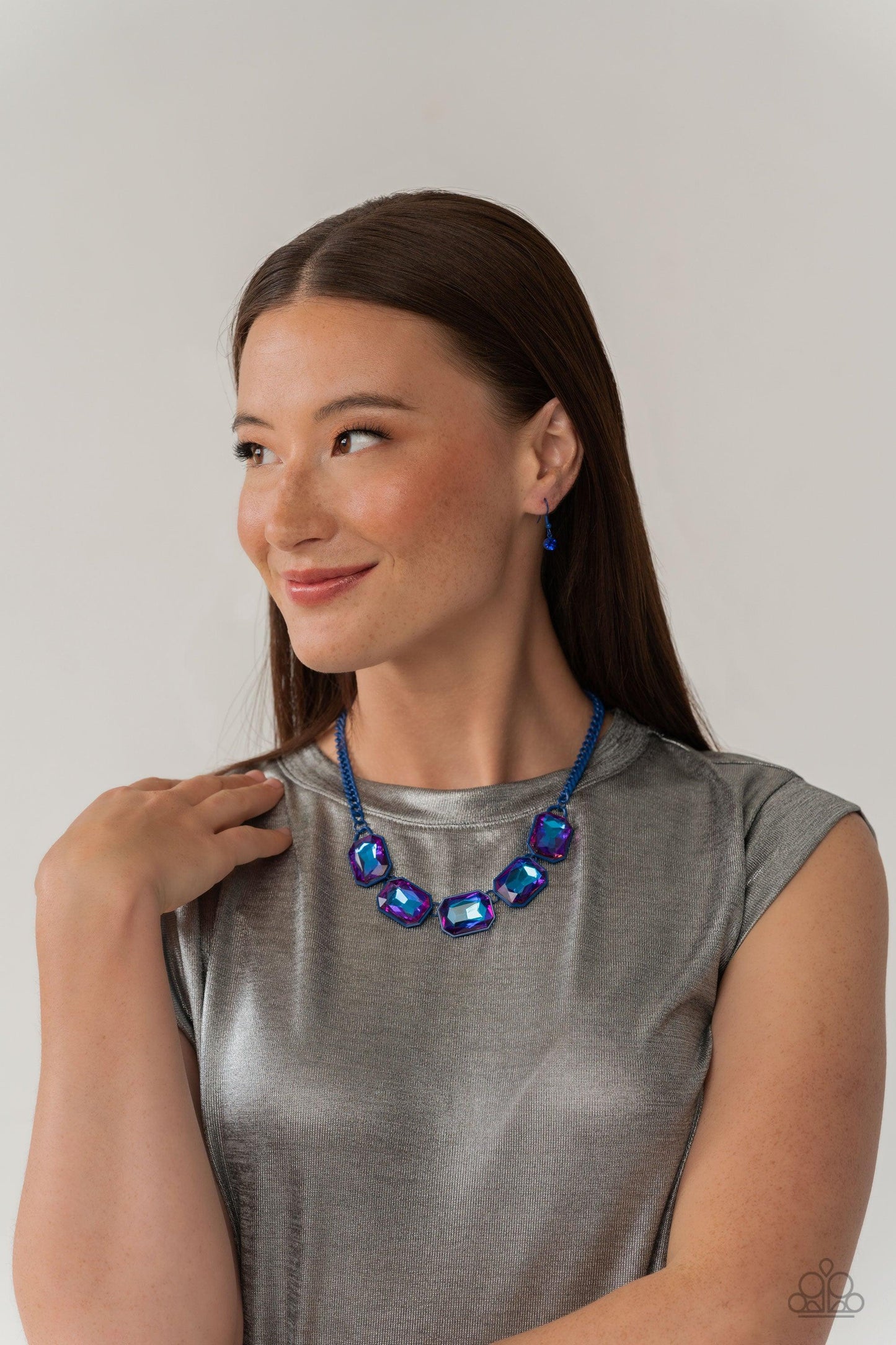 Paparazzi Accessories - Emerald City Couture - Blue Necklace - Bling by JessieK