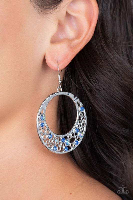 Paparazzi Accessories - Enchanted Effervescence - Blue Earrings - Bling by JessieK