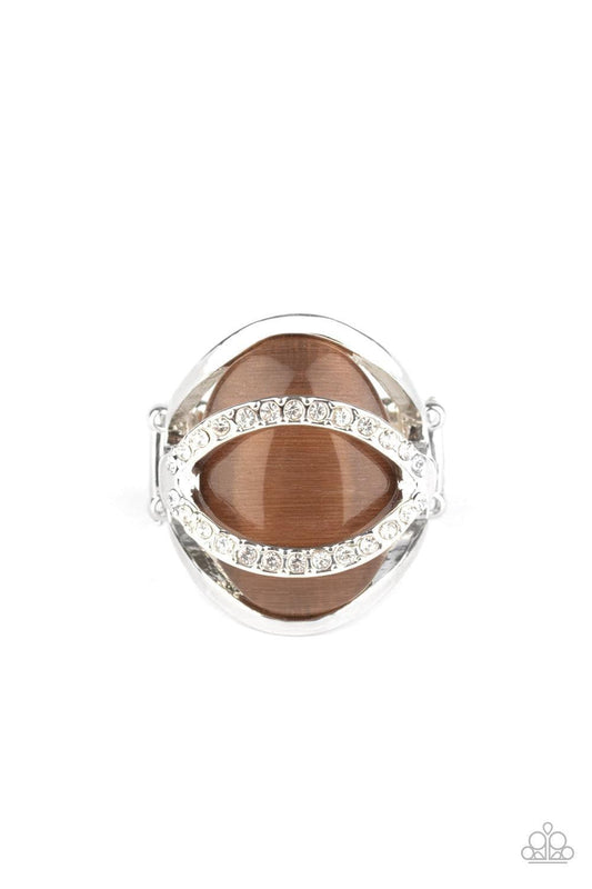 Paparazzi Accessories - Endless Enchantment - Brown Ring - Bling by JessieK