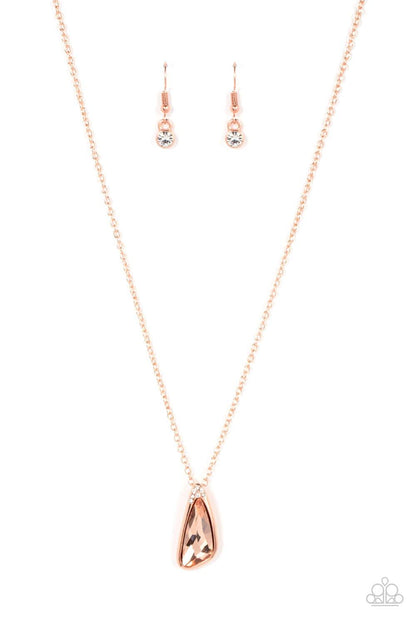 Paparazzi Accessories - Envious Extravagance - Copper Necklace - Bling by JessieK