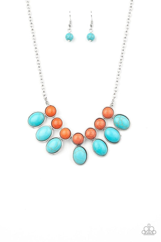 Paparazzi Accessories - Environmental Impact - Blue Turquoise Necklace - Bling by JessieK