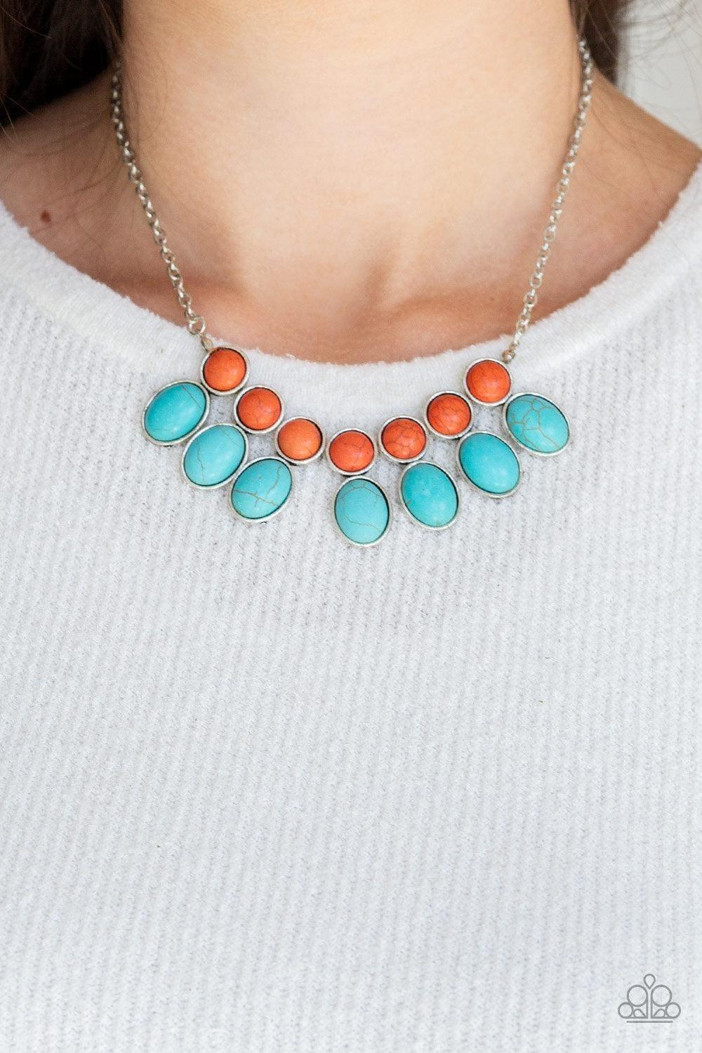 Paparazzi Accessories - Environmental Impact - Blue Turquoise Necklace - Bling by JessieK
