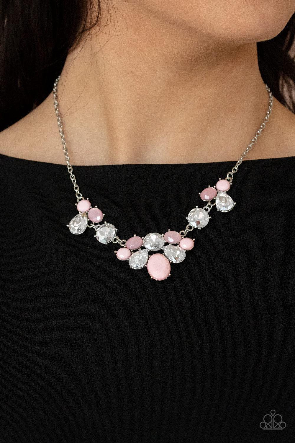 Paparazzi Accessories - Ethereal Romance - Pink Necklace - Bling by JessieK