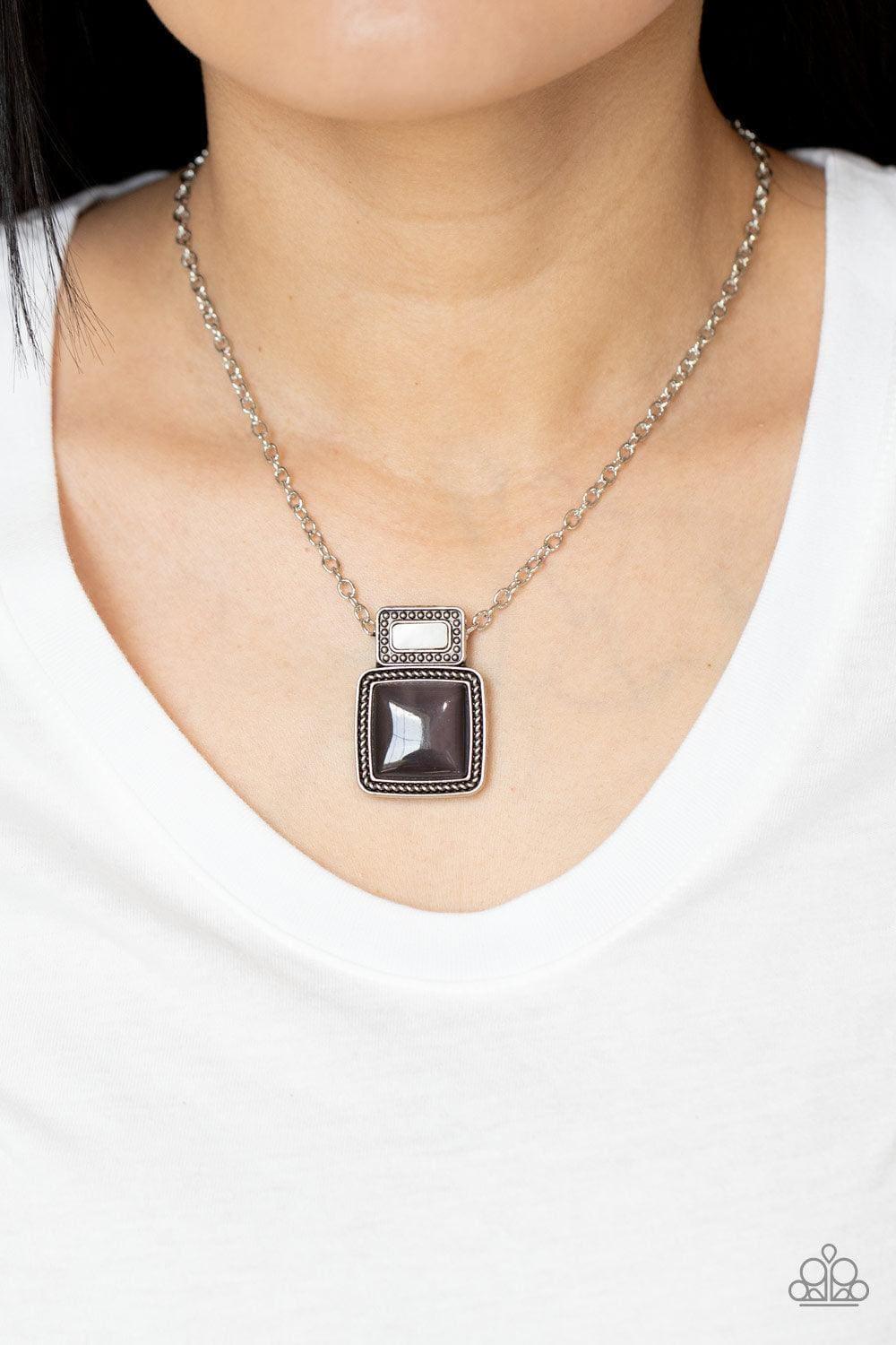 Paparazzi Accessories - Ethereally Elemental - Silver Necklace - Bling by JessieK