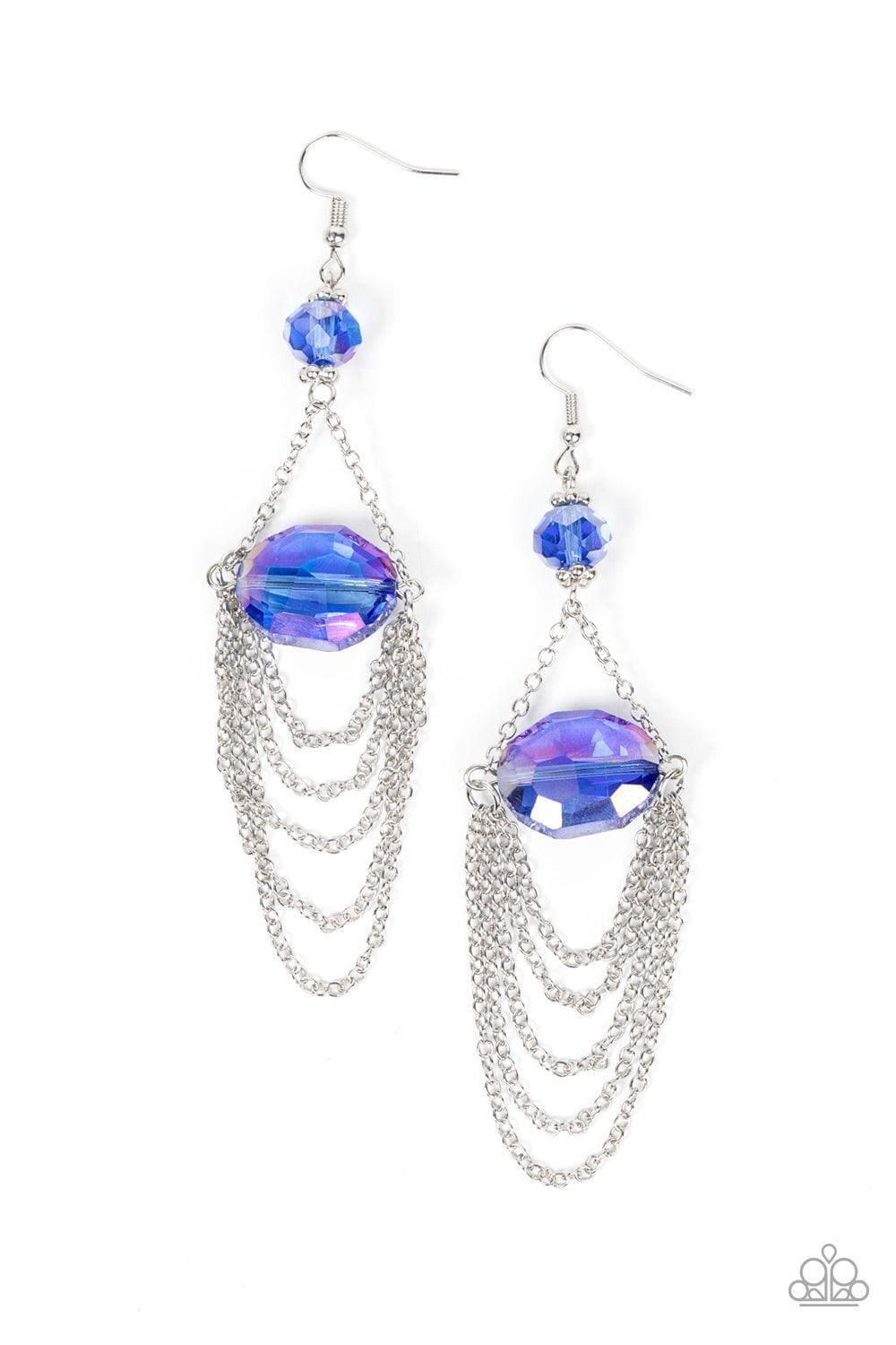 Paparazzi Accessories - Ethereally Extravagant - Blue Earrings - Bling by JessieK