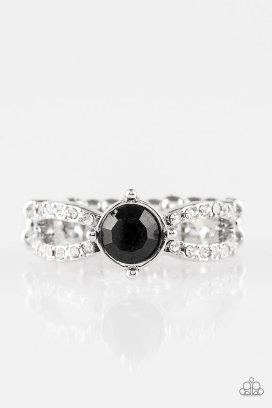 Paparazzi Accessories - Ever Elegant - Black Ring - Bling by JessieK