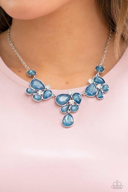 Paparazzi Accessories - Everglade Escape - Blue Necklace - Bling by JessieK