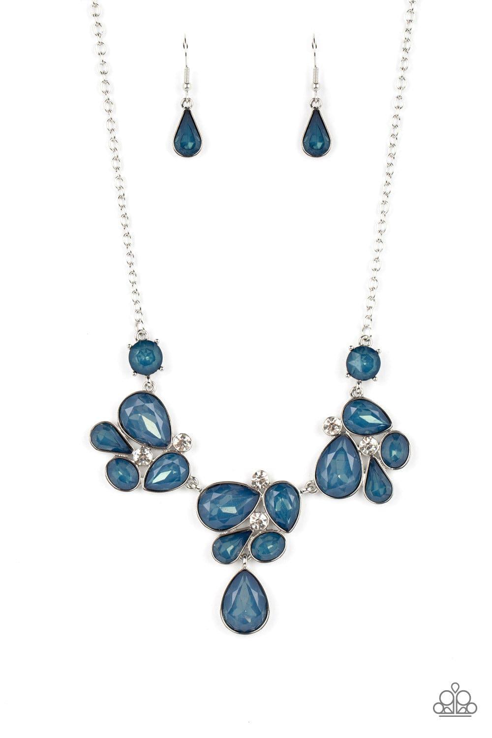 Paparazzi Accessories - Everglade Escape - Blue Necklace - Bling by JessieK