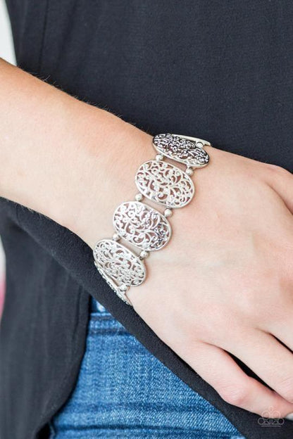 Paparazzi Accessories - Everyday Elegance - Silver Bracelet - Bling by JessieK