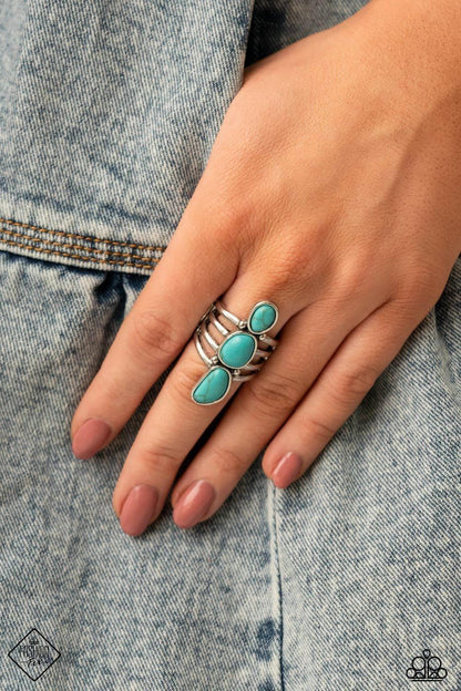 Paparazzi Accessories - Extra Eco - Blue (turquoise) Ring - Bling by JessieK
