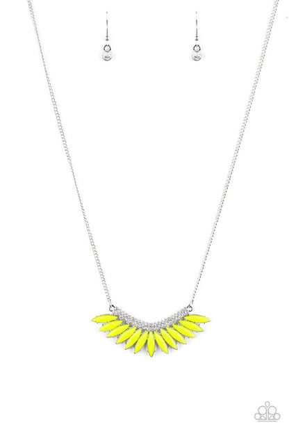 Paparazzi Accessories - Extra Extravaganza - Yellow Necklace - Bling by JessieK