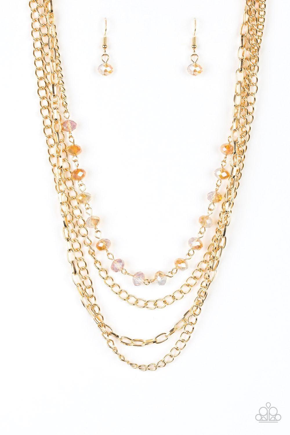 Paparazzi Accessories - Extravagant Elegance - Gold Necklace - Bling by JessieK