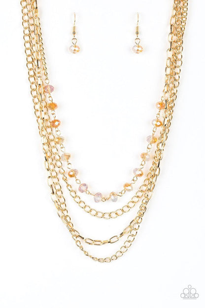 Paparazzi Accessories - Extravagant Elegance - Gold Necklace - Bling by JessieK