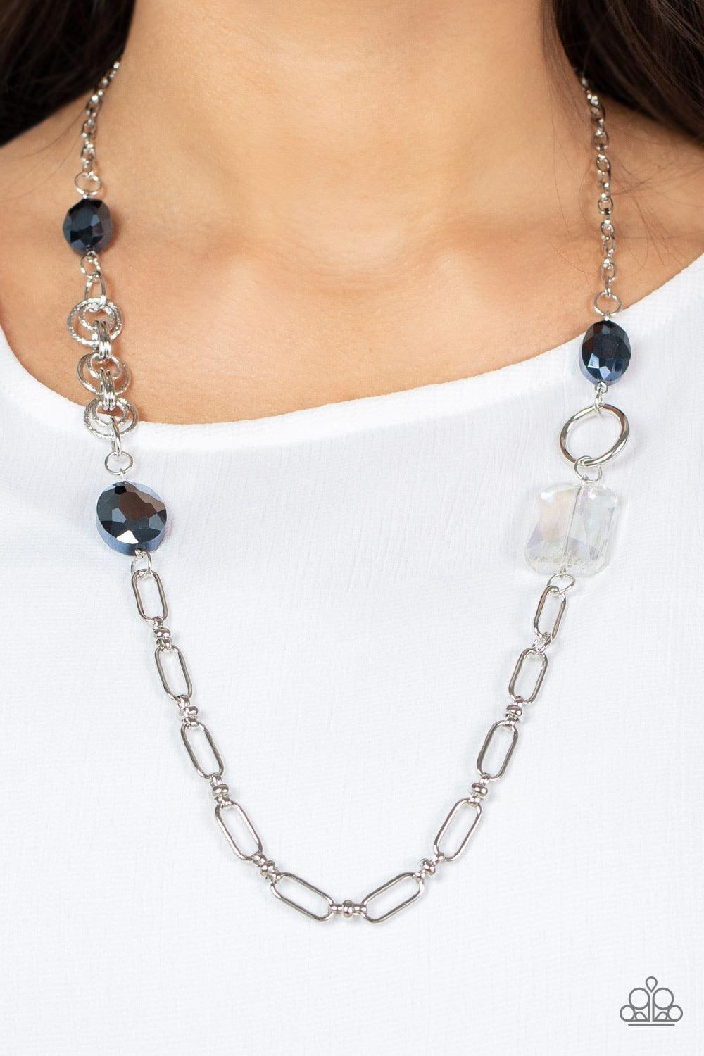 Take Note - blue - Paparazzi necklace – JewelryBlingThing