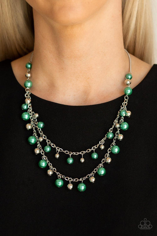 Paparazzi Accessories - Fantastic Flair - Green Necklace - Bling by JessieK