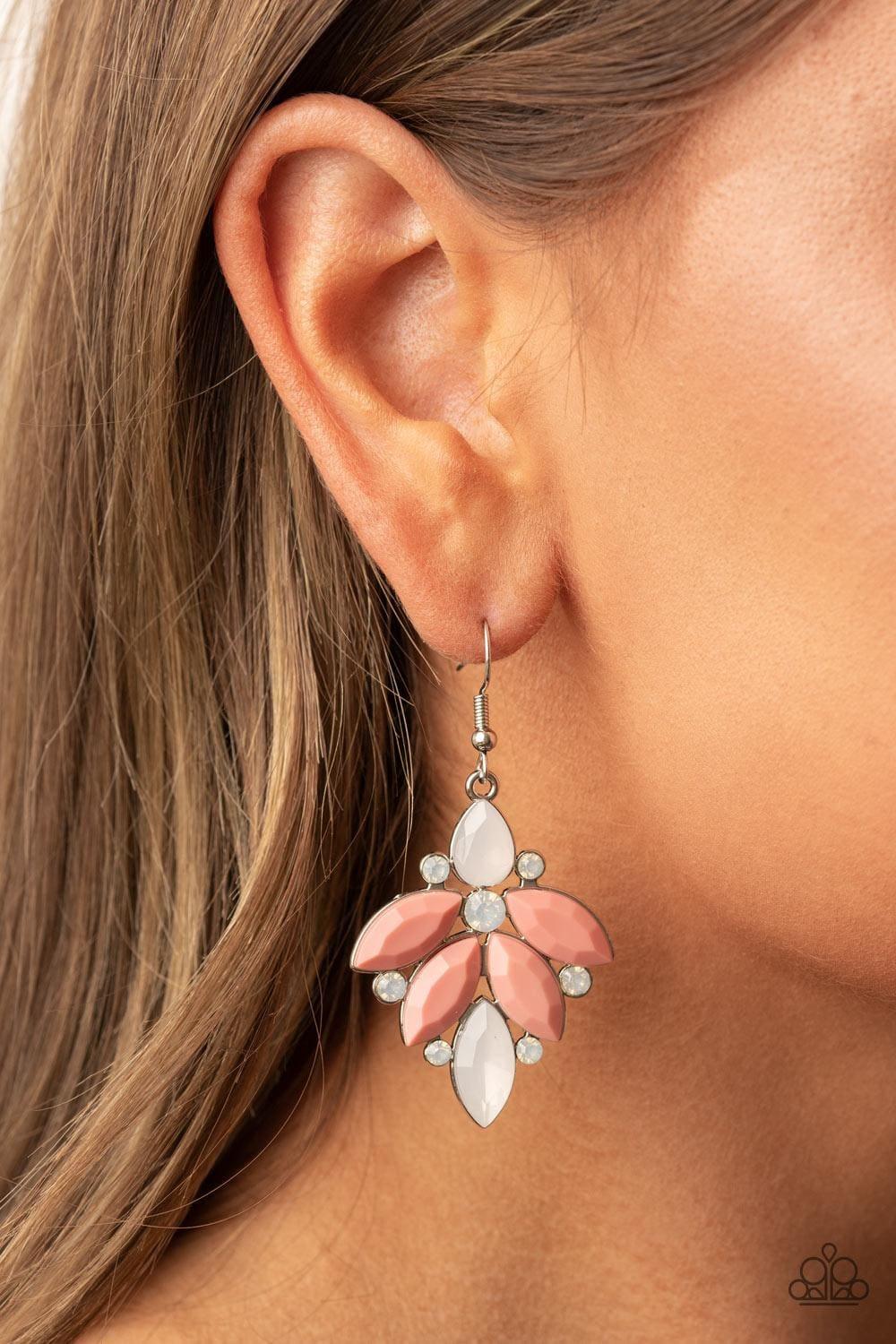 Paparazzi Accessories - Fantasy Flair - Pink Earrings - Bling by JessieK