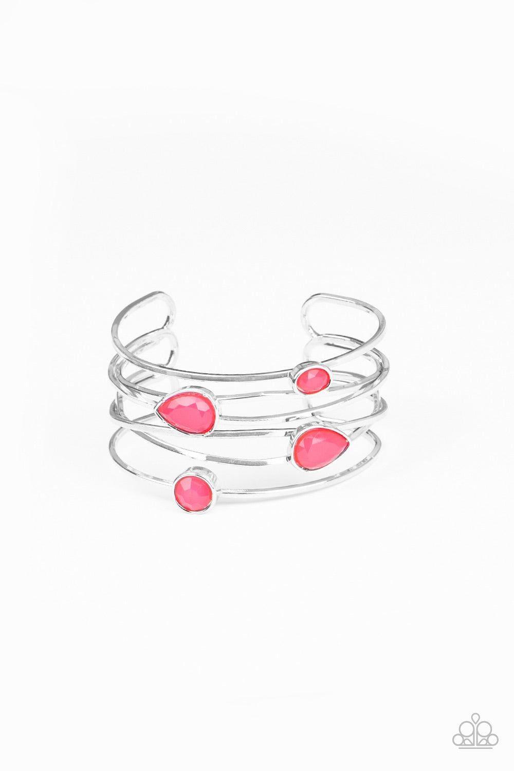 Paparazzi Accessories - Fashion Frenzy - Pink Bracelet - Bling by JessieK