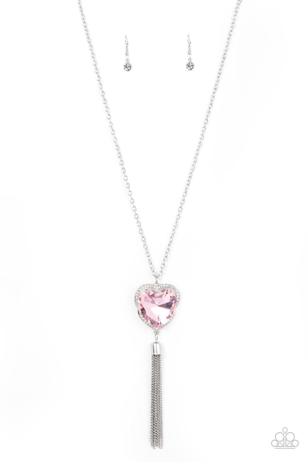 Paparazzi Accessories - Finding My Forever - Pink Necklace - Bling by JessieK