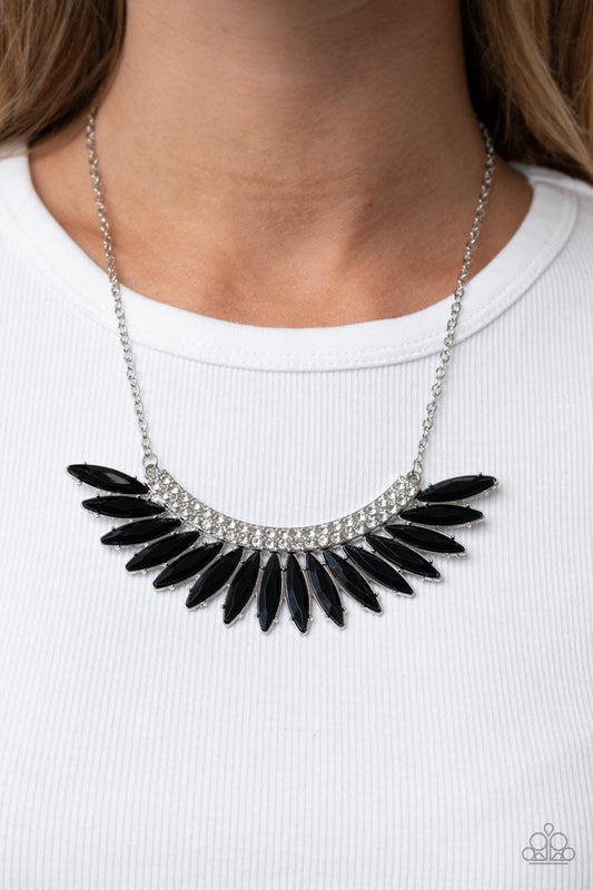 Paparazzi Accessories - Flauntable Flamboyance - Black Necklace - Bling by JessieK