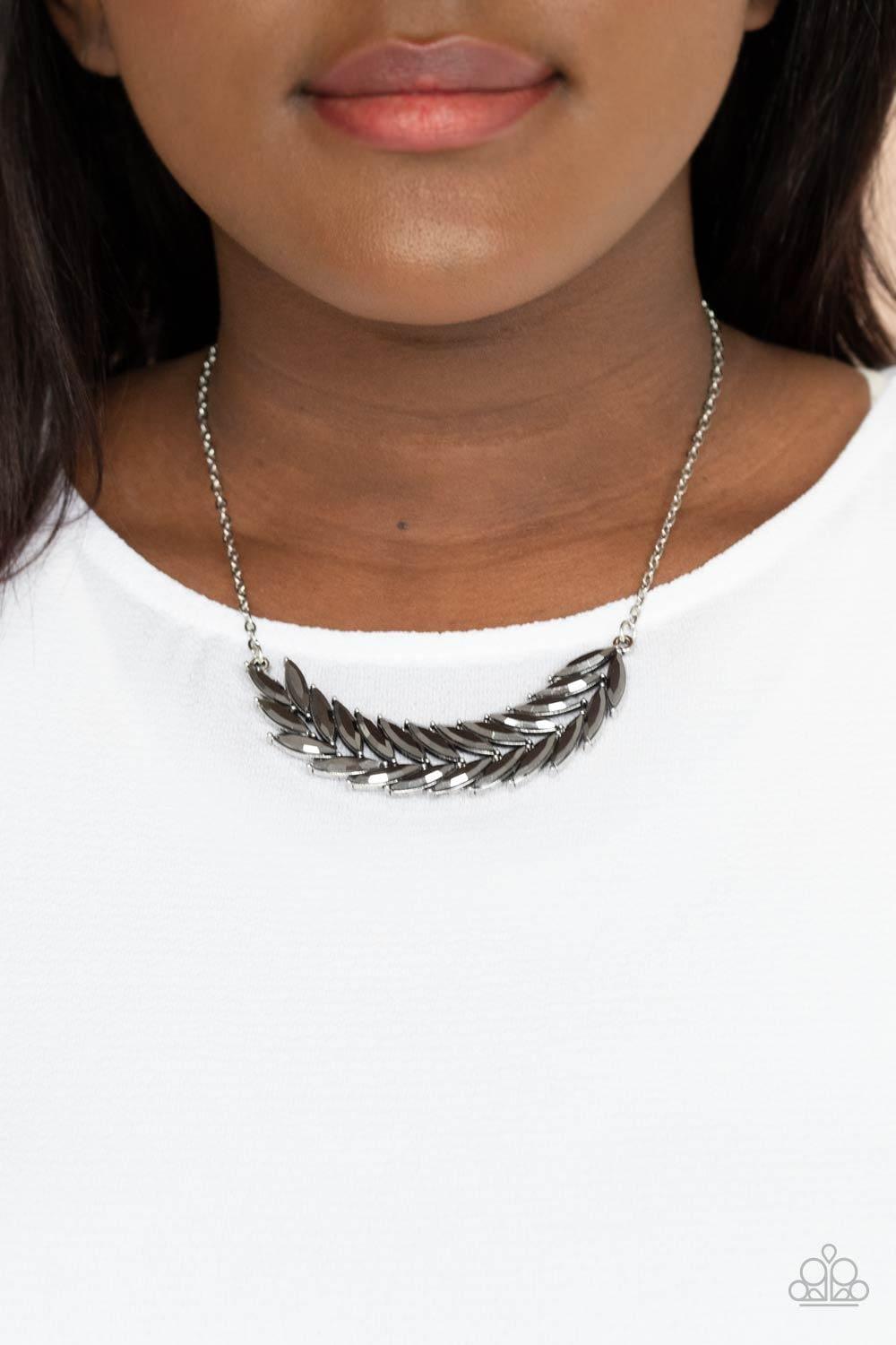 Paparazzi Accessories - Flight Of Fanciness - Silver Necklace - Bling by JessieK