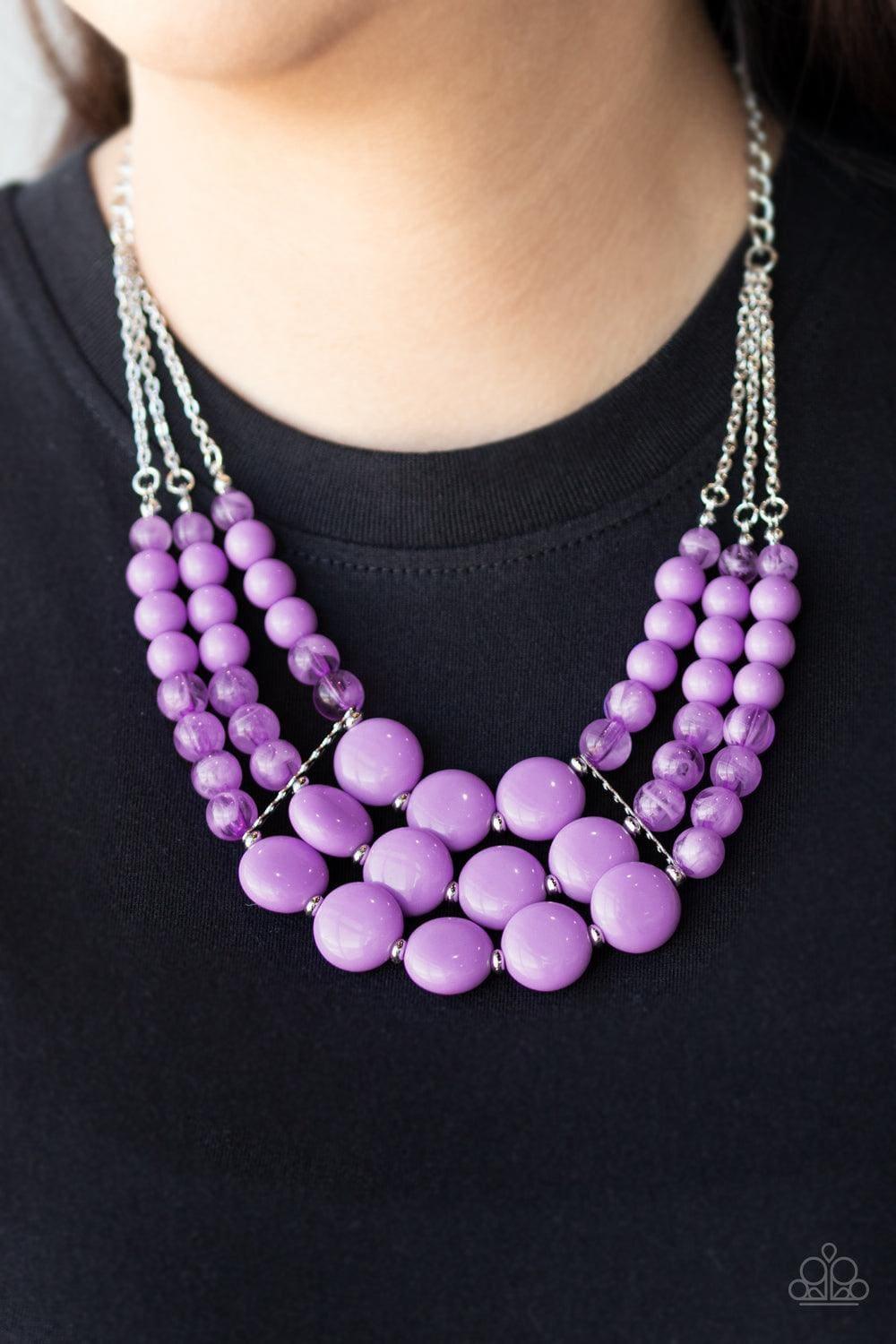 Paparazzi Accessories - Flirtatiously Fruity - Purple Necklace - Bling by JessieK