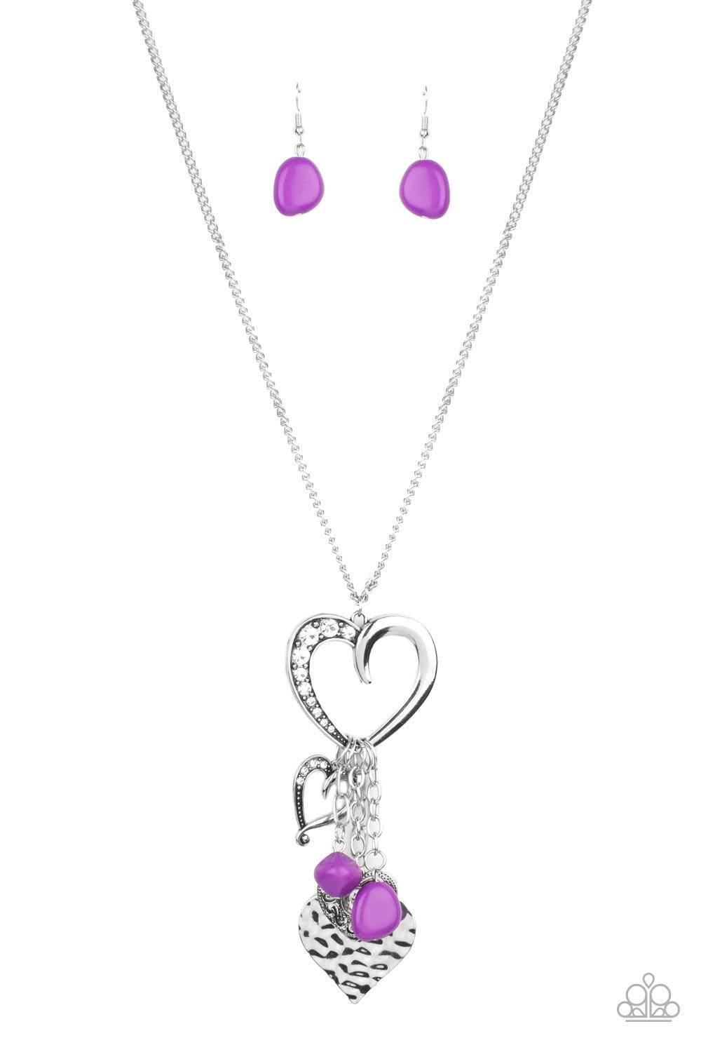Paparazzi Accessories - Flirty Fashionista - Purple Necklace - Bling by JessieK