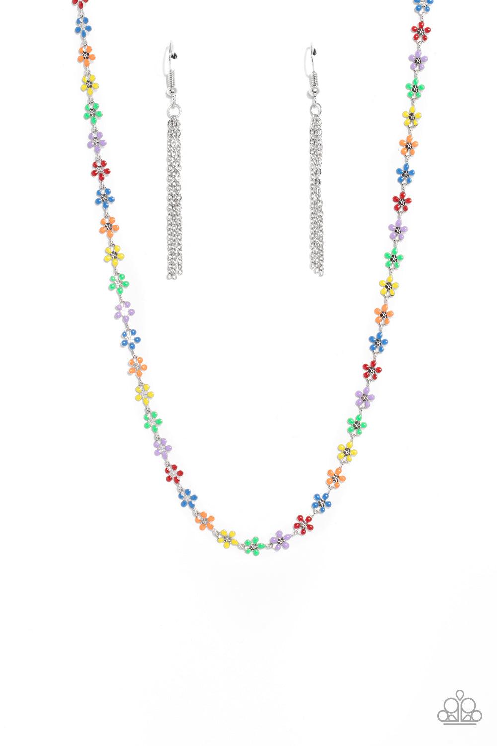 Paparazzi Accessories - Floral Catwalk - Multicolor Choker Necklace - Bling by JessieK