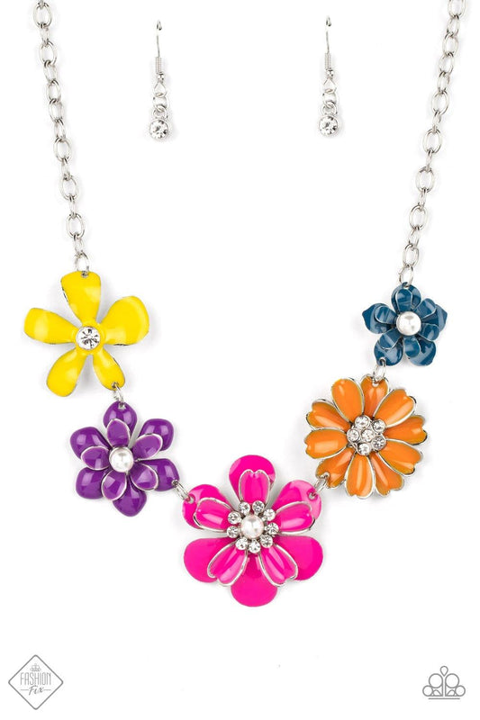 Paparazzi Accessories - Floral Reverie - Multicolor Necklace - Bling by JessieK