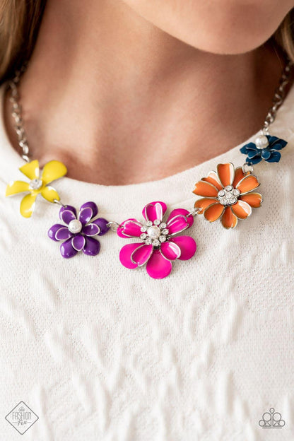 Paparazzi Accessories - Floral Reverie - Multicolor Necklace - Bling by JessieK