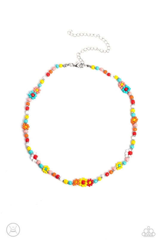Paparazzi Accessories - Flower Child Flair - Multicolor Choker Necklace - Bling by JessieK