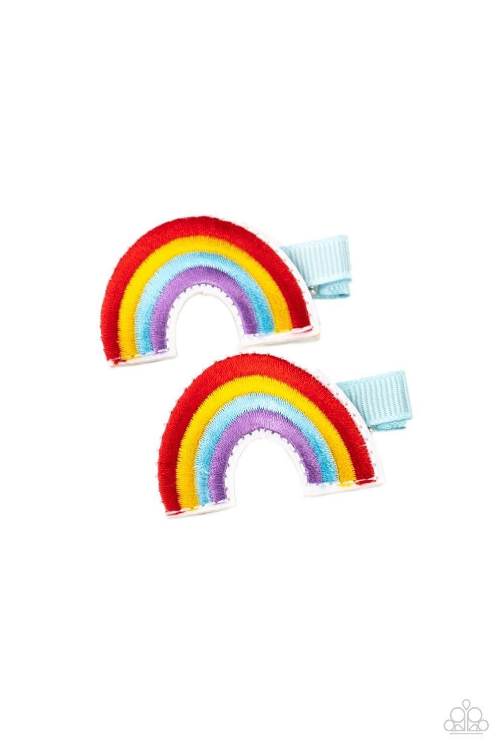Paparazzi Accessories - Follow Your Rainbow - Multicolor Hair Clip - Bling by JessieK