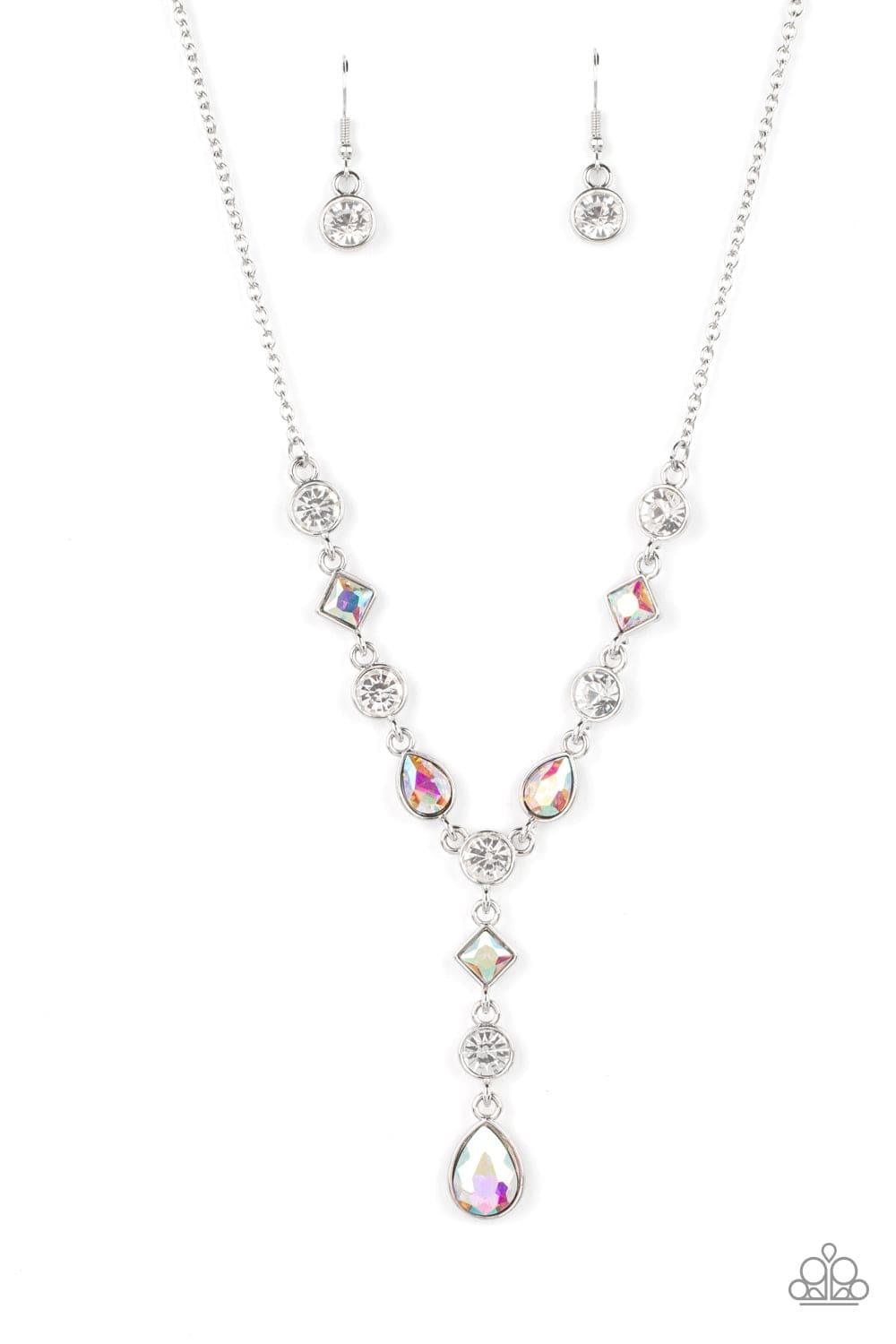 Paparazzi Accessories - Forget The Crown - Multicolor Necklace - Bling by JessieK