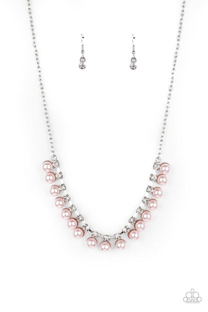 Paparazzi Accessories - Frozen In Timeless - Pink Necklace - Bling by JessieK