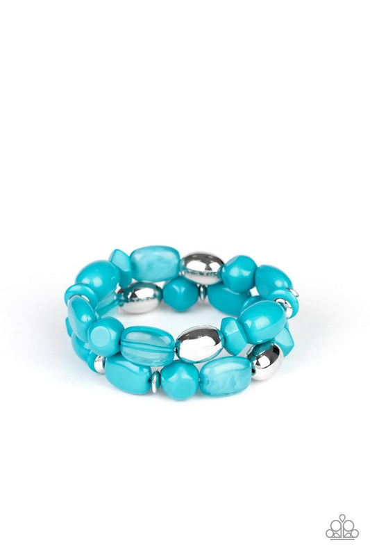 Paparazzi Accessories - Fruity Flavor - Blue Bracelets - Bling by JessieK