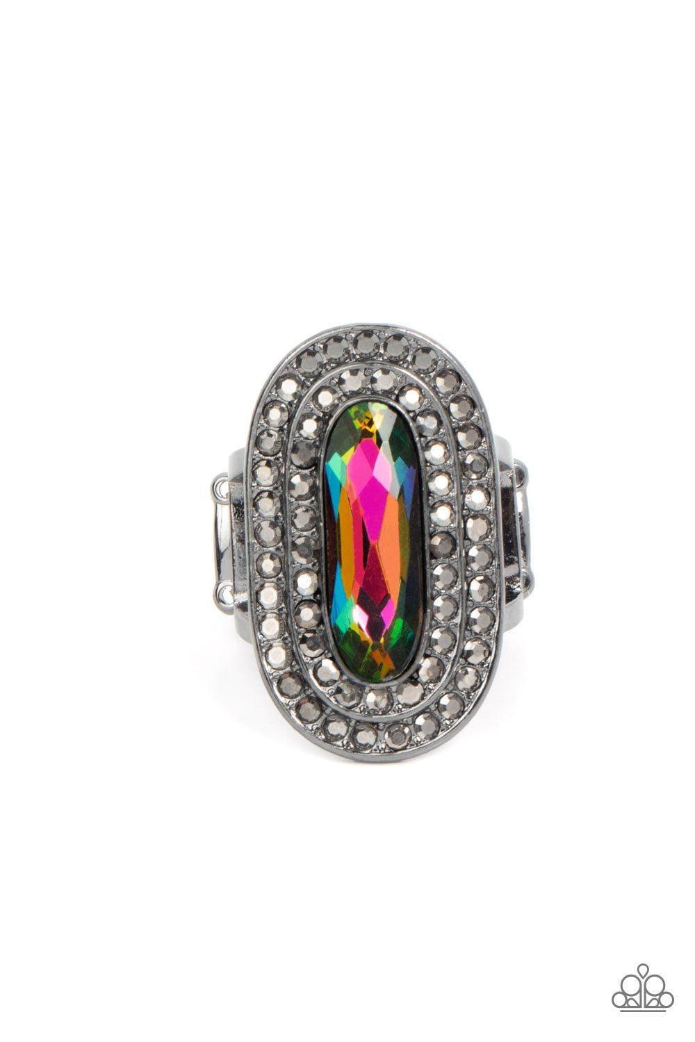 Paparazzi Accessories - Fueled By Fashion - Multicolor Oil-spill Ring - Bling by JessieK