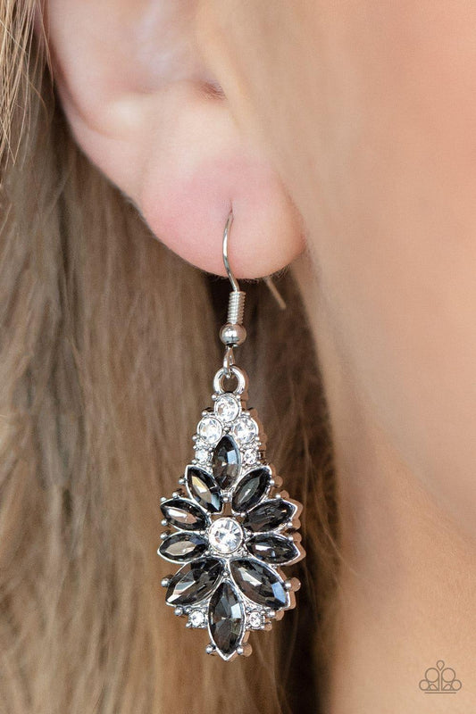 Paparazzi Accessories - Gala Goddess - Silver Earrings - Bling by JessieK