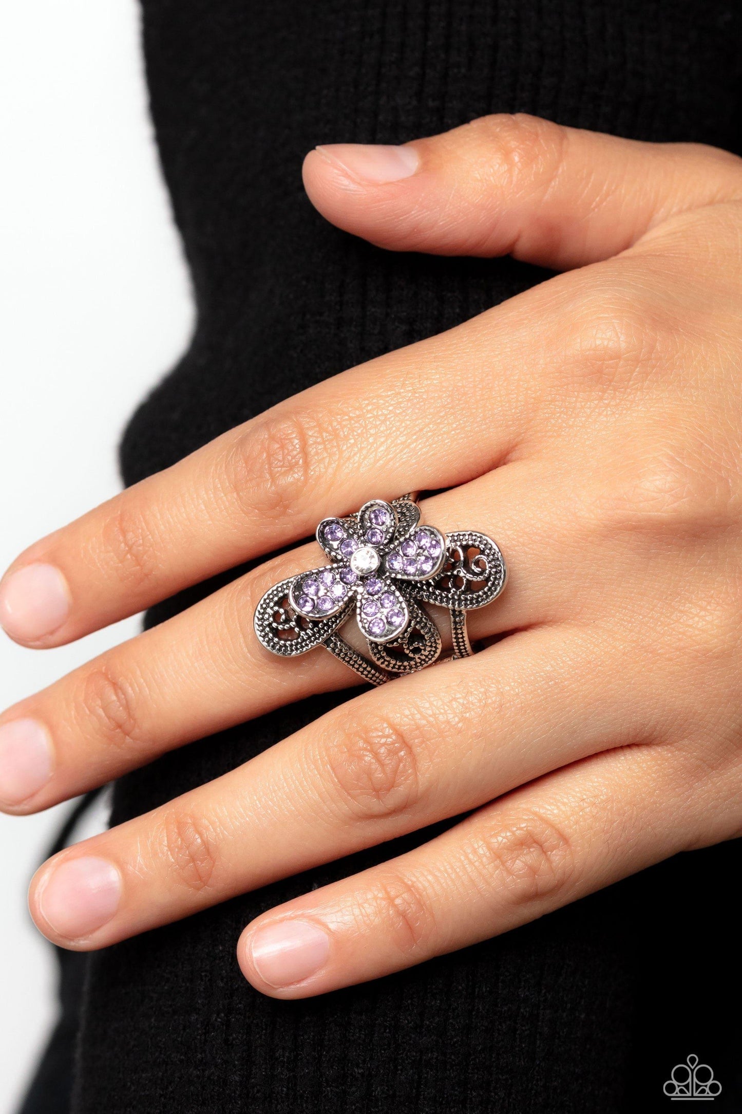 Paparazzi Accessories - Garden Escapade - Purple Ring - Bling by JessieK